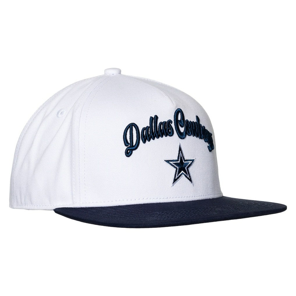 Dallas Cowboys The Wild Collective Women's Two-Tone Snapback Hat White/Navy | NFL