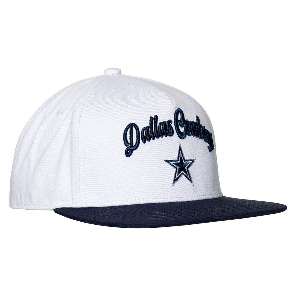 Dallas Cowboys The Wild Collective Women's Two-Tone Snapback Hat White/Navy | NFL