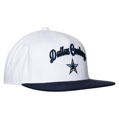 Dallas Cowboys The Wild Collective Women's Two-Tone Snapback Hat White/Navy | NFL