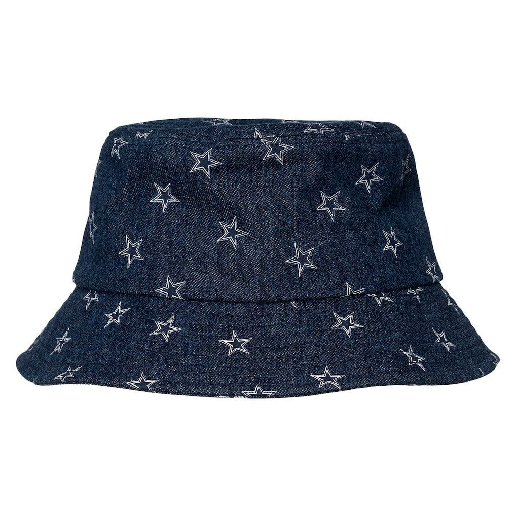 Dallas Cowboys The Wild Collective Women's Denim Bucket Hat Navy | NFL