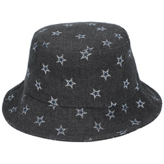 Dallas Cowboys The Wild Collective Women's Denim Bucket Hat Black | NFL