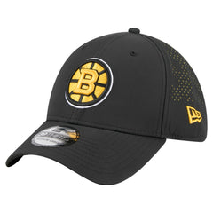 Boston Bruins New Era Night 39THIRTY Flex Hat - Black - NHL