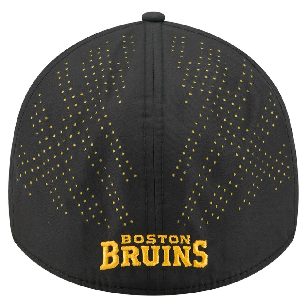 Boston Bruins New Era Night 39THIRTY Flex Hat - Black - NHL
