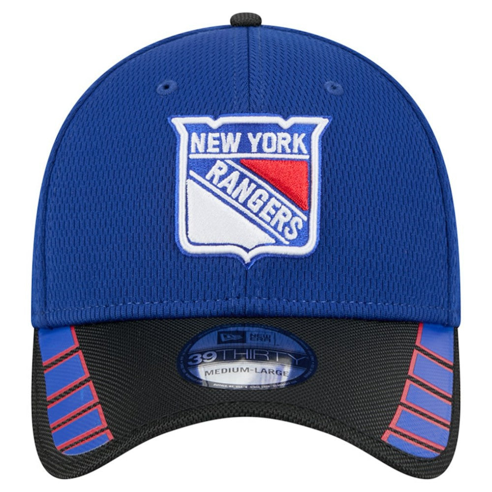 New York Rangers New Era Visor Hit 39THIRTY Flex Hat - Blue - NHL