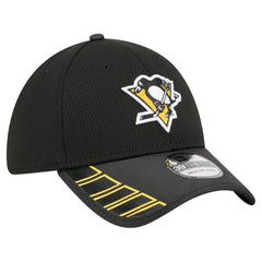 Pittsburgh Penguins New Era Visor Hit 39THIRTY Flex Hat - Black - NHL