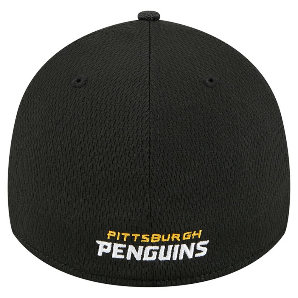 Pittsburgh Penguins New Era Visor Hit 39THIRTY Flex Hat - Black - NHL