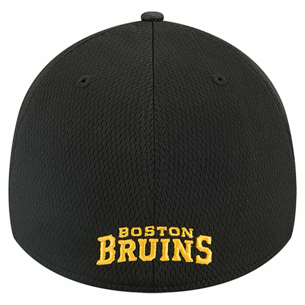 Boston Bruins New Era Visor Hit 39THIRTY Flex Hat - Black - NHL