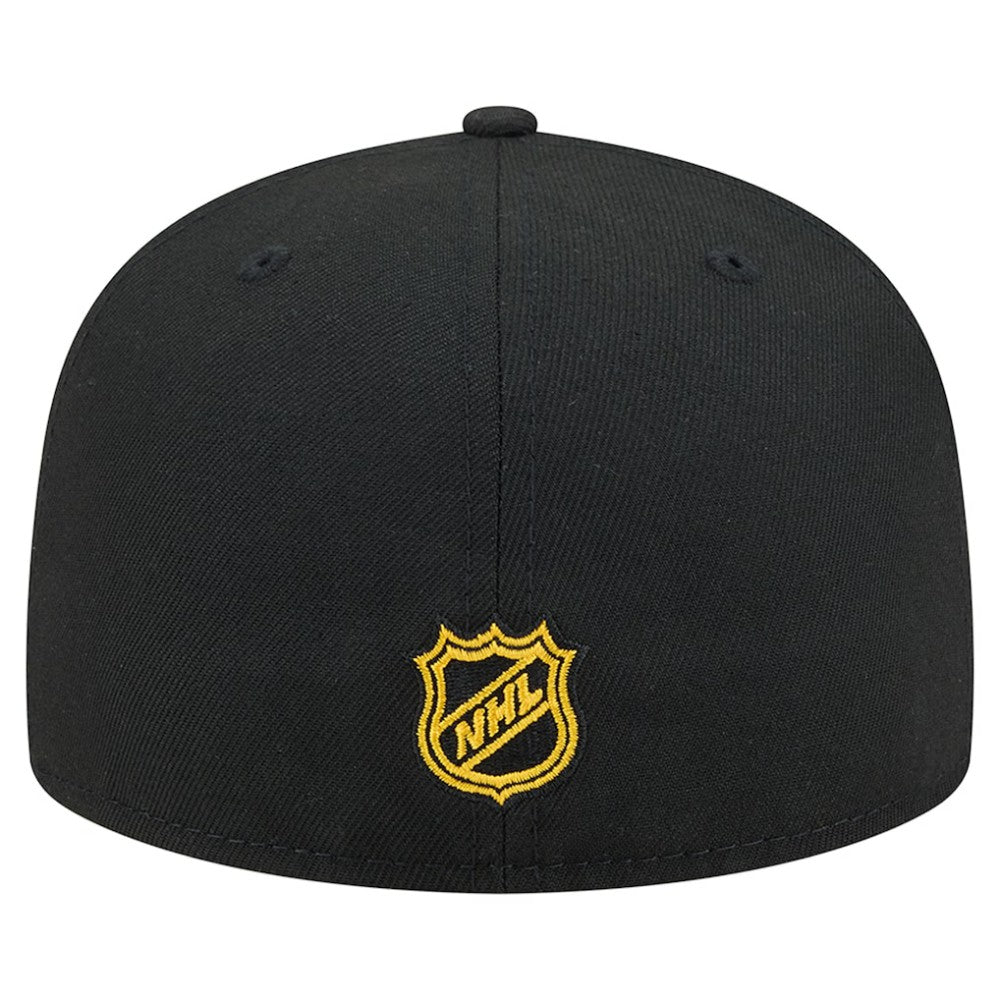 Boston Bruins New Era Oversized Vintage Arch 59Fifty Fitted Hat - Black - NHL