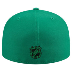 Dallas Stars New Era Oversized Vintage Arch 59Fifty Fitted Hat - Kelly Green - NHL