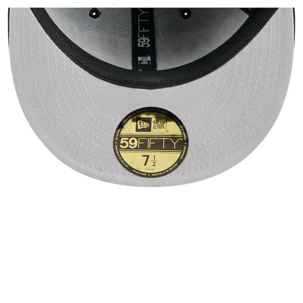 Pittsburgh Penguins New Era Oversized Vintage Arch 59Fifty Fitted Hat - Black - NHL