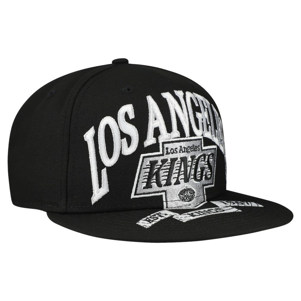 Los Angeles Kings New Era Oversized Vintage Arch 59Fifty Fitted Hat - Black - NHL