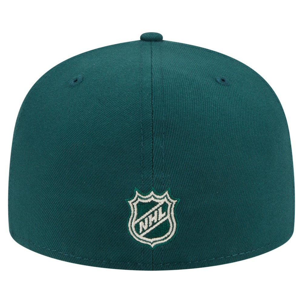 Minnesota Wild New Era Oversized Vintage Arch 59Fifty Fitted Hat - Green - NHL