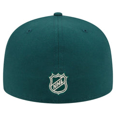 Minnesota Wild New Era Oversized Vintage Arch 59Fifty Fitted Hat - Green - NHL
