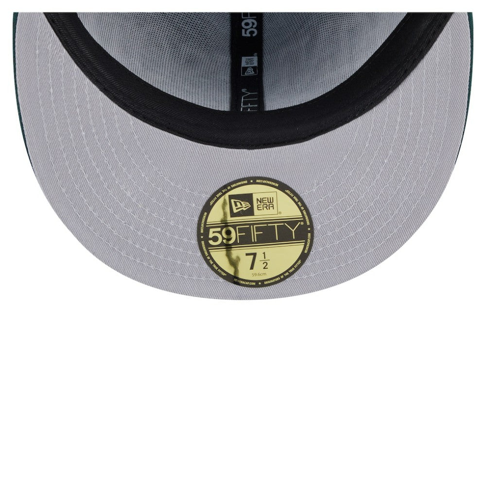 Minnesota Wild New Era Oversized Vintage Arch 59Fifty Fitted Hat - Green - NHL