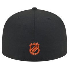 Philadelphia Flyers New Era Oversized Vintage Arch 59Fifty Fitted Hat - Black - NHL