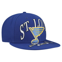 St. Louis Blues New Era Oversized Vintage Arch 59Fifty Fitted Hat - Blue - NHL
