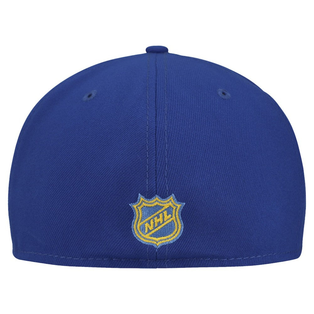 St. Louis Blues New Era Oversized Vintage Arch 59Fifty Fitted Hat - Blue - NHL