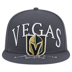 Vegas Golden Knights New Era Oversized Vintage Arch 59Fifty Fitted Hat - Gray - NHL