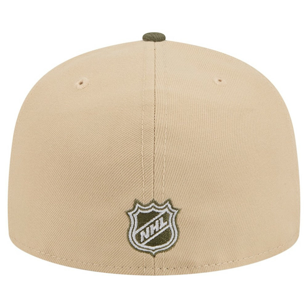Washington Capitals New Era Color Pack Two-Tone 59FIFTY A-Frame Fitted Hat - Tan/Olive - NHL