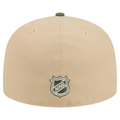 Detroit Red Wings New Era Color Pack Two-Tone 59FIFTY A-Frame Fitted Hat - Tan/Olive - NHL