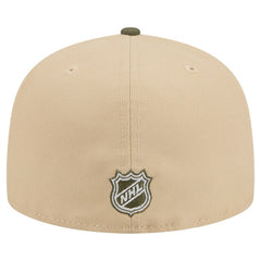 New York Rangers New Era Color Pack Two-Tone 59FIFTY A-Frame Fitted Hat - Tan/Olive - NHL