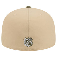 Colorado Avalanche New Era Color Pack Two-Tone 59FIFTY A-Frame Fitted Hat - Tan/Olive - NHL
