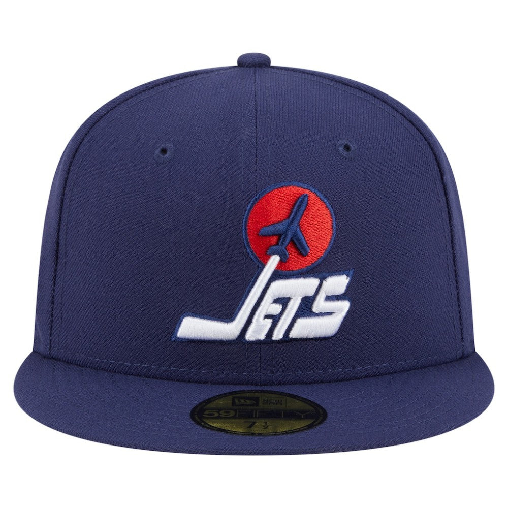 Winnipeg Jets New Era Deceptor 59FIFTY Fitted Hat - Navy - NHL