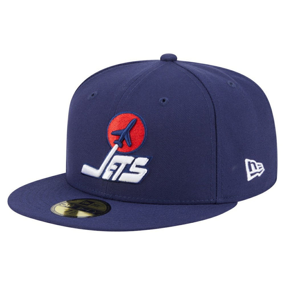 Winnipeg Jets New Era Deceptor 59FIFTY Fitted Hat - Navy - NHL