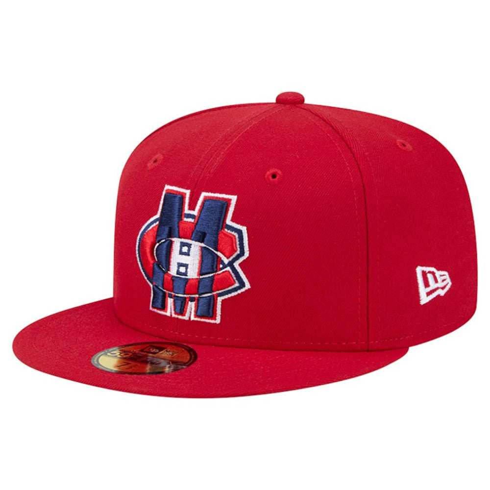 Montreal Canadiens New Era Deceptor 59FIFTY Fitted Hat - Red - NHL