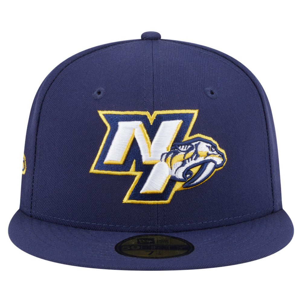 Nashville Predators New Era Deceptor 59FIFTY Fitted Hat - Navy - NHL