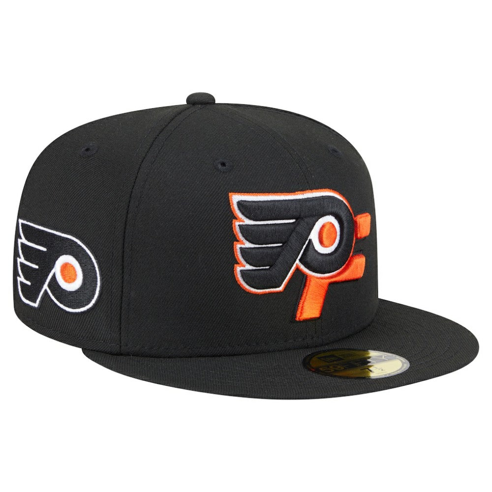 Philadelphia Flyers New Era Deceptor 59FIFTY Fitted Hat - Black - NHL