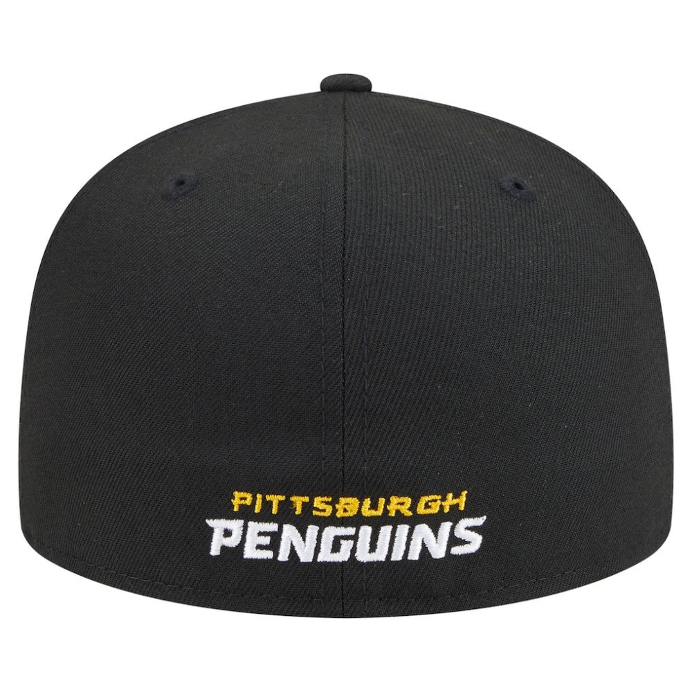 Pittsburgh Penguins New Era Deceptor 59FIFTY Fitted Hat - Black - NHL