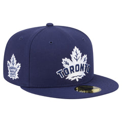 Toronto Maple Leafs New Era Deceptor 59FIFTY Fitted Hat - Navy - NHL