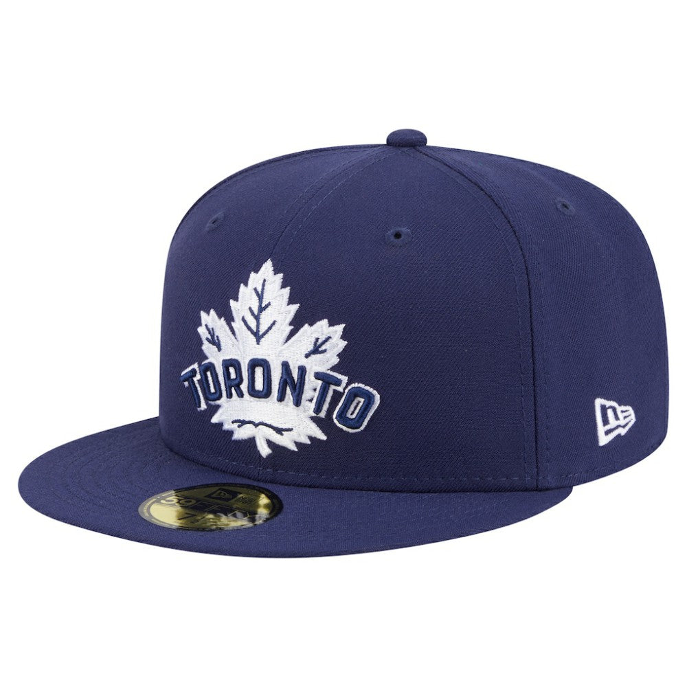 Toronto Maple Leafs New Era Deceptor 59FIFTY Fitted Hat - Navy - NHL