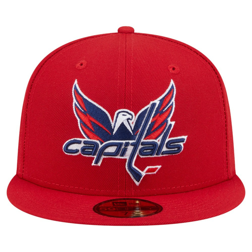 Washington Capitals New Era Deceptor 59FIFTY Fitted Hat - Red - NHL
