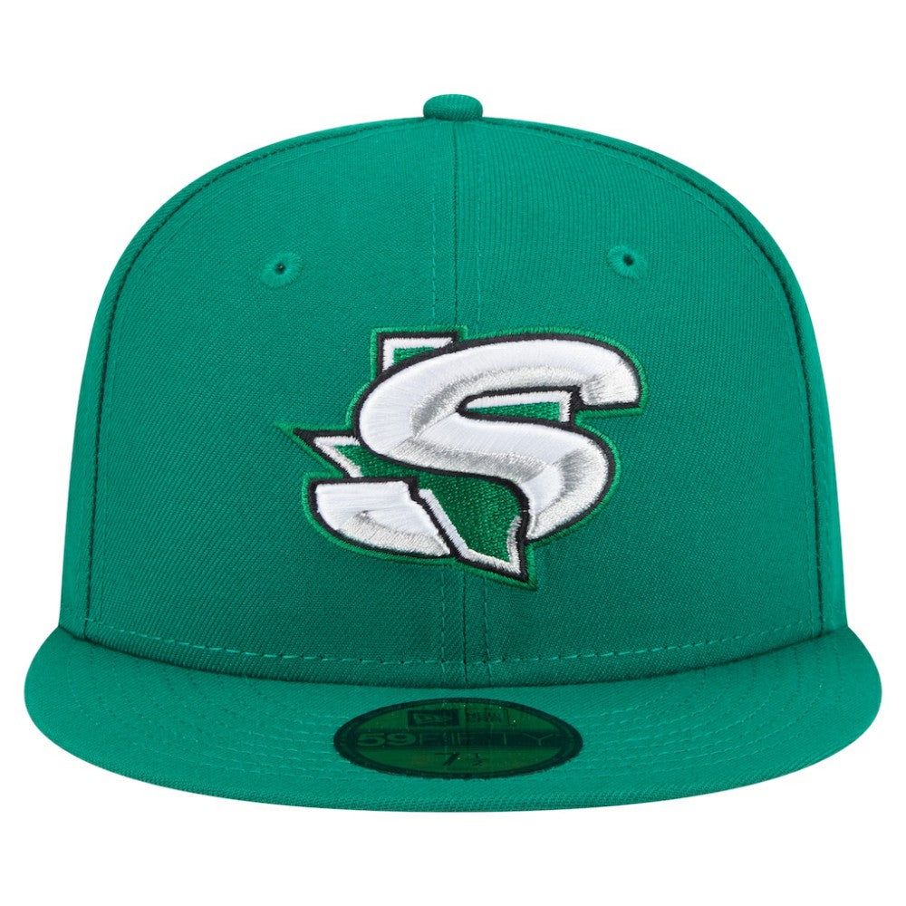 Dallas Stars New Era Deceptor 59FIFTY Fitted Hat - Green - NHL