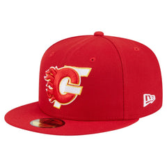 Calgary Flames New Era Deceptor 59FIFTY Fitted Hat - Red - NHL