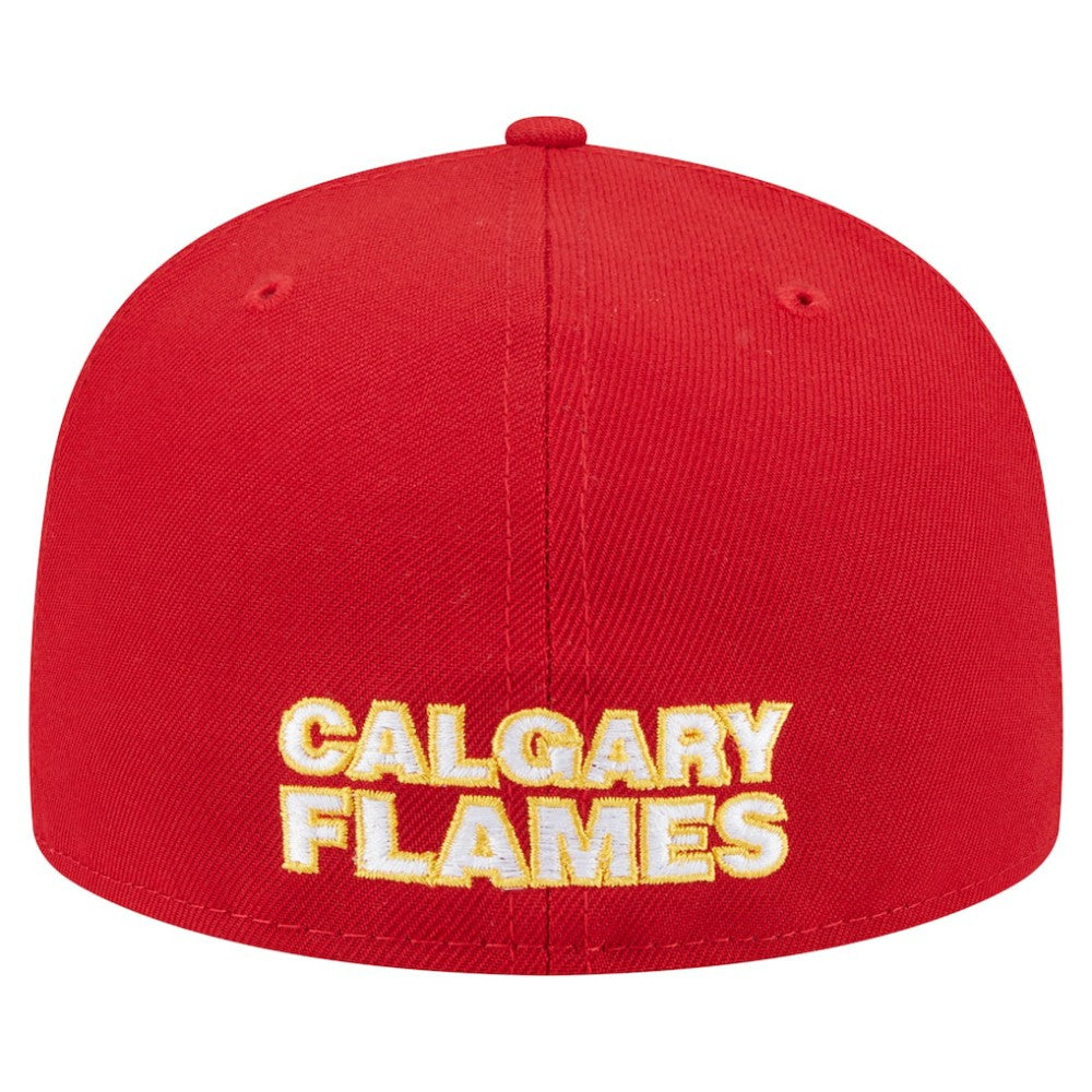 Calgary Flames New Era Deceptor 59FIFTY Fitted Hat - Red - NHL