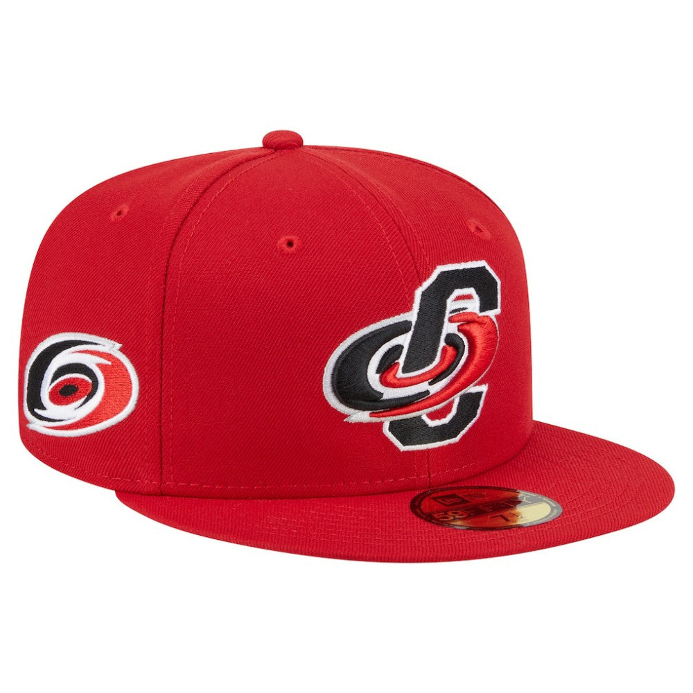 Carolina Hurricanes New Era Deceptor 59FIFTY Fitted Hat - Red - NHL