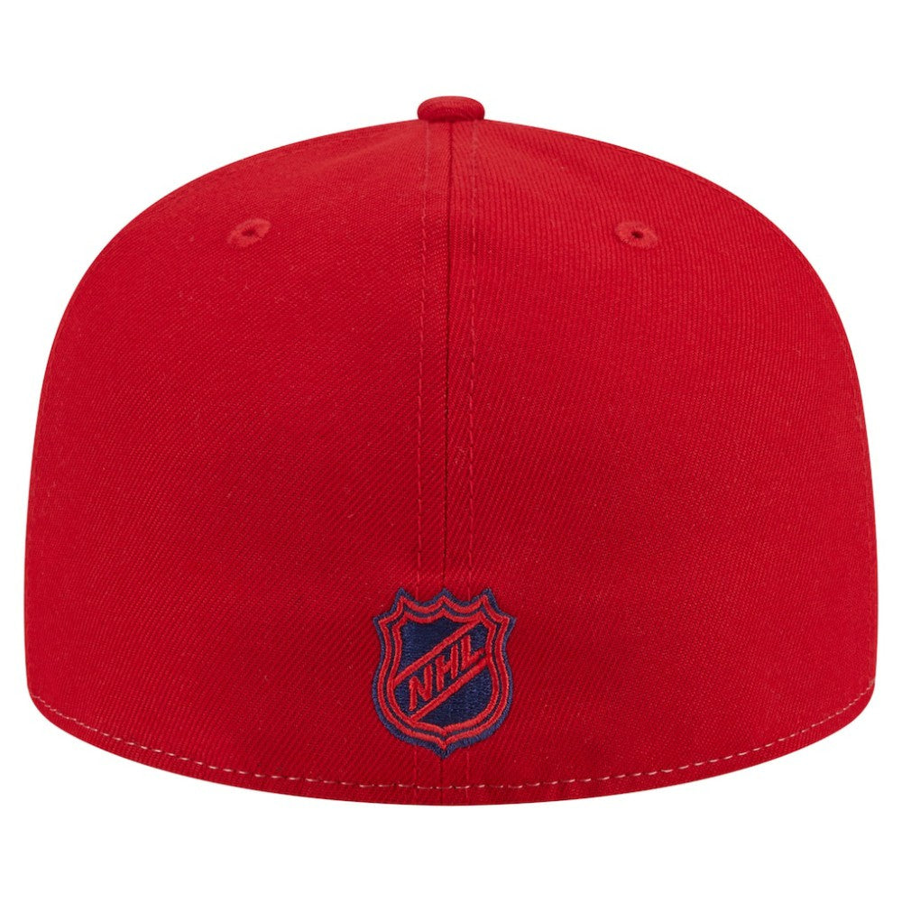 Washington Capitals New Era Repeat Two-Tone 59FIFTY Fitted Hat - White/Red - NHL