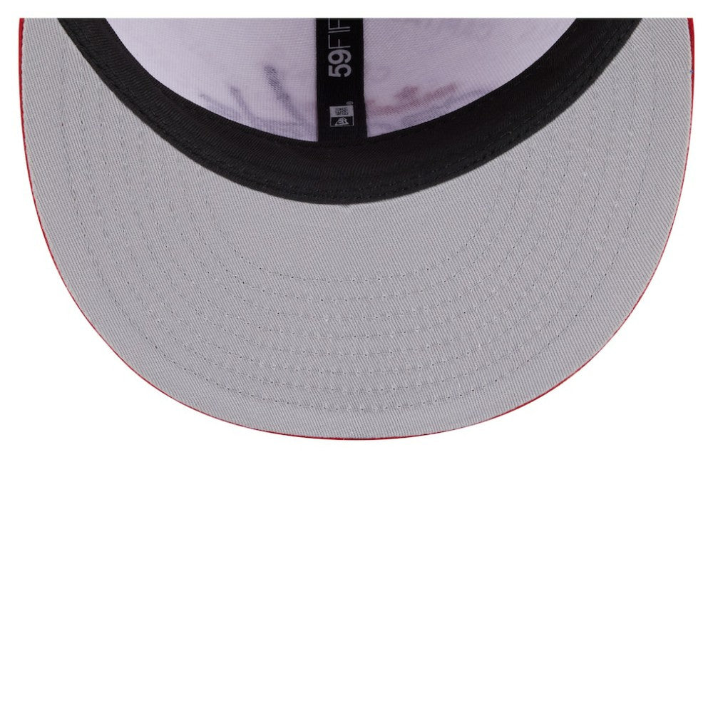 Washington Capitals New Era Repeat Two-Tone 59FIFTY Fitted Hat - White/Red - NHL