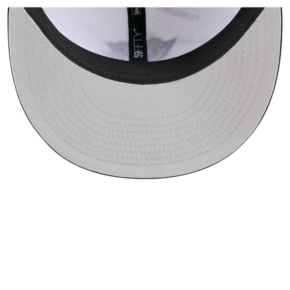Pittsburgh Penguins New Era Repeat Two-Tone 59FIFTY Fitted Hat - White/Black - NHL