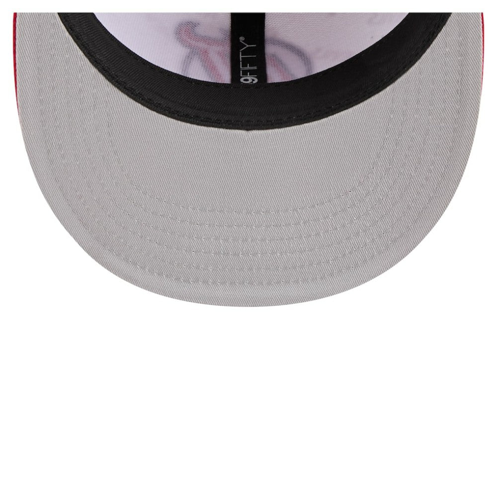 New Jersey Devils New Era Repeat Two-Tone 59FIFTY Fitted Hat - White/Red - NHL