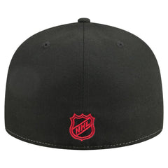 Chicago Blackhawks New Era Repeat Two-Tone 59FIFTY Fitted Hat - White/Black - NHL