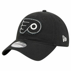 Philadelphia Flyers New Era Stamp Fabric Applique 9TWENTY Adjustable Hat - Black - NHL
