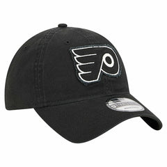 Philadelphia Flyers New Era Stamp Fabric Applique 9TWENTY Adjustable Hat - Black - NHL