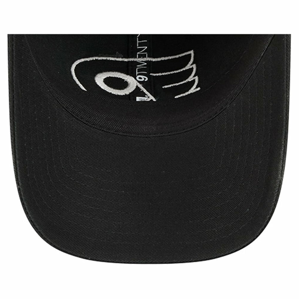 Philadelphia Flyers New Era Stamp Fabric Applique 9TWENTY Adjustable Hat - Black - NHL