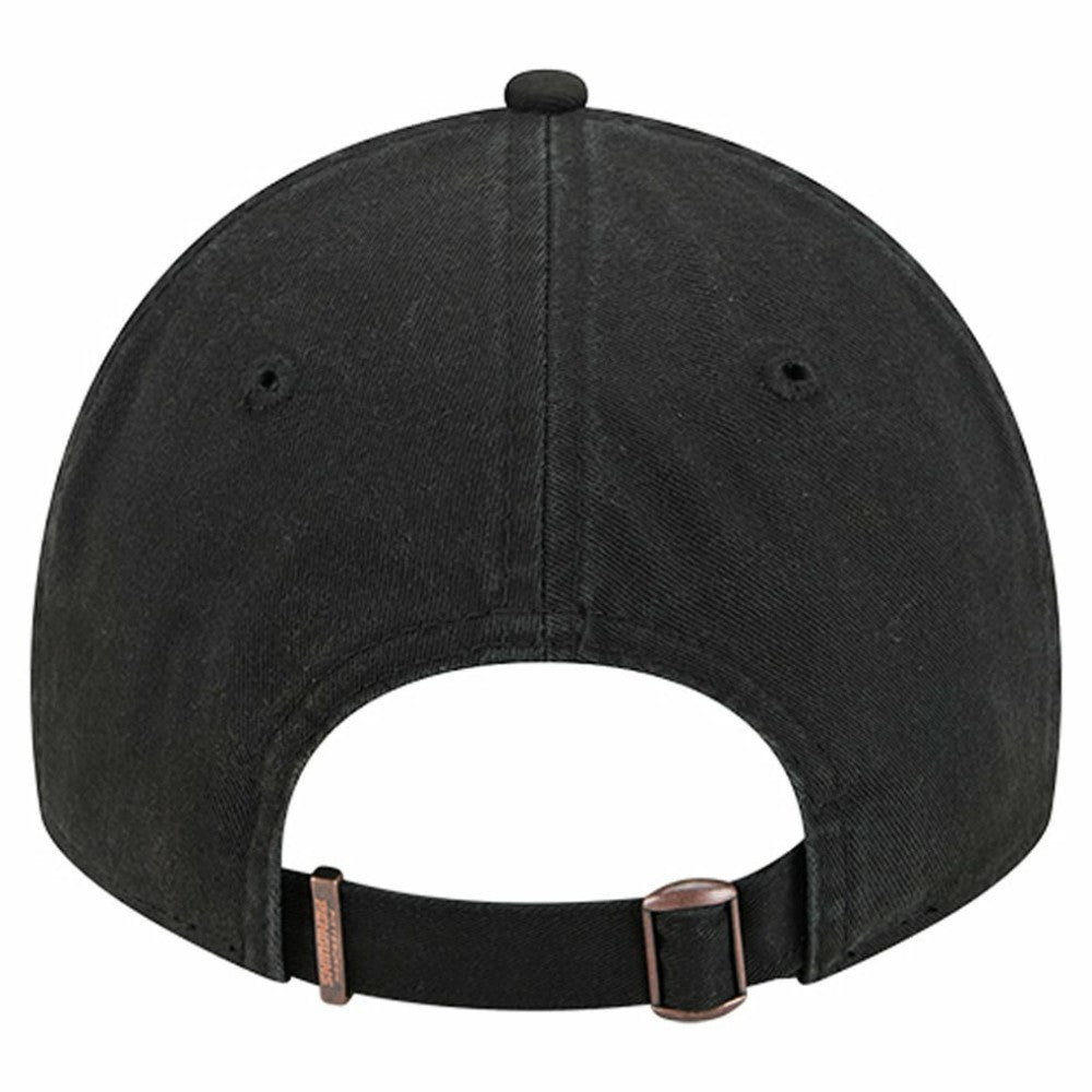 Pittsburgh Penguins New Era Stamp Fabric Applique 9TWENTY Adjustable Hat - Black - NHL