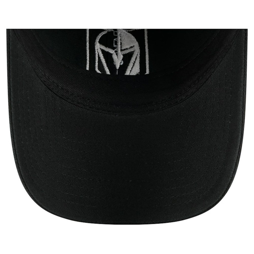 Vegas Golden Knights New Era Stamp Fabric Applique 9TWENTY Adjustable Hat - Black - NHL