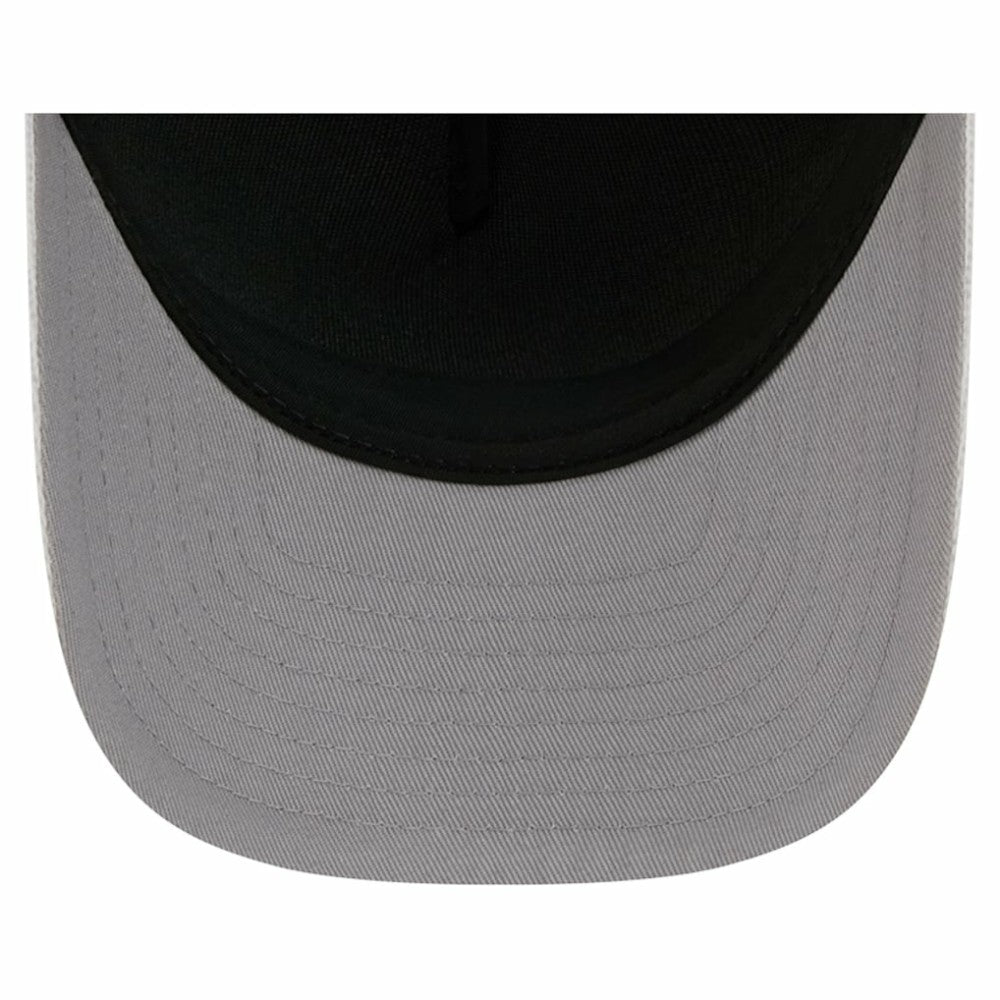 Toronto Maple Leafs New Era Hockey Sock 9FORTY A-Frame M-Crown Adjustable Trucker Hat - White/Blue - NHL